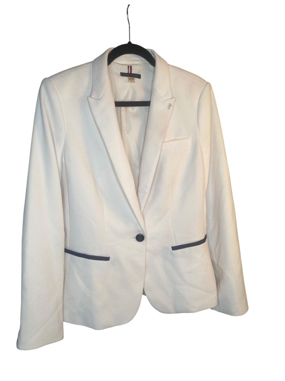 Tommy Hilfiger White Blazer with Navy Trim